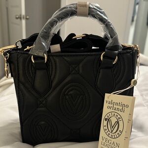 Valentino Orlandi Black Tote Bag